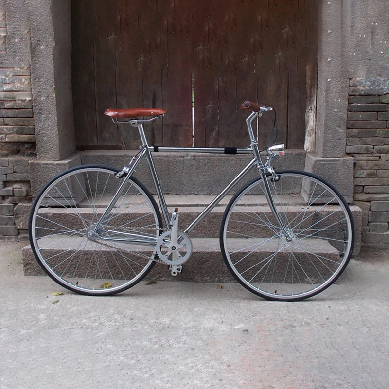 Винтажная велосипедная трековая двухколесная рама с фиксированной передачей