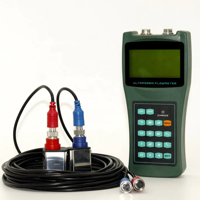 

qtuf2000 portable handheld clamp sensor ultrasonic flow meter