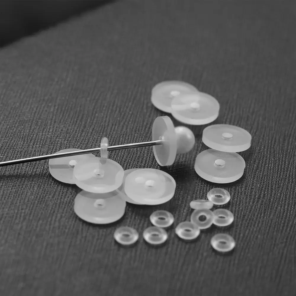 

10/20PCS Piercing Healing Silicone Discs Anti Hyperplasia Anti-sagging Fixed Rings Nose Ear Cartilage Soft Gasket Spacers Body