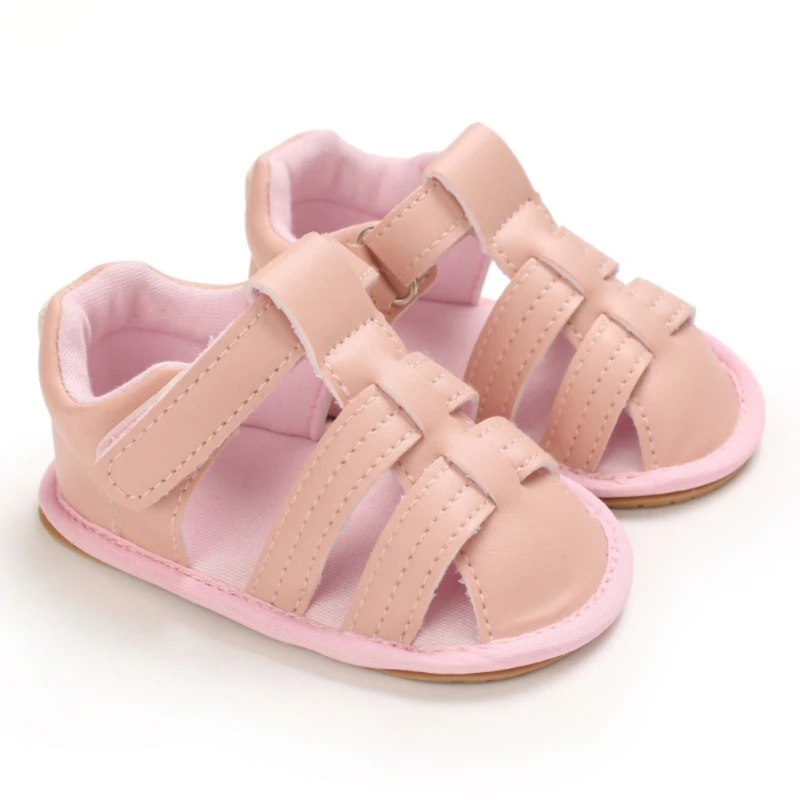 

Baby Girls Baby Boys Fashion Sandals Cute Summer Soft Sole Flat Princess Shoes Infant Non-Slip First Walkers 0-18M