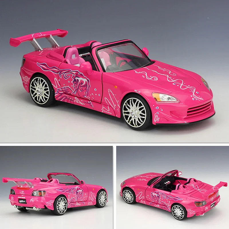 1:24 Масштаб Форсаж сплав 1995 Nissan Mitsubishi Eclipse игрушечный автомобиль литье под давлением модель детские игрушки подарки