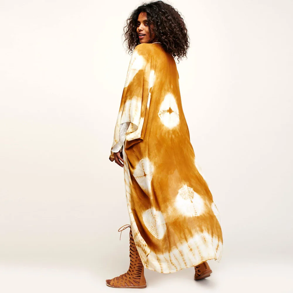 Винтажный женский кардиган-кимоно 2021 рубашка блузка летняя шифоновая женская с