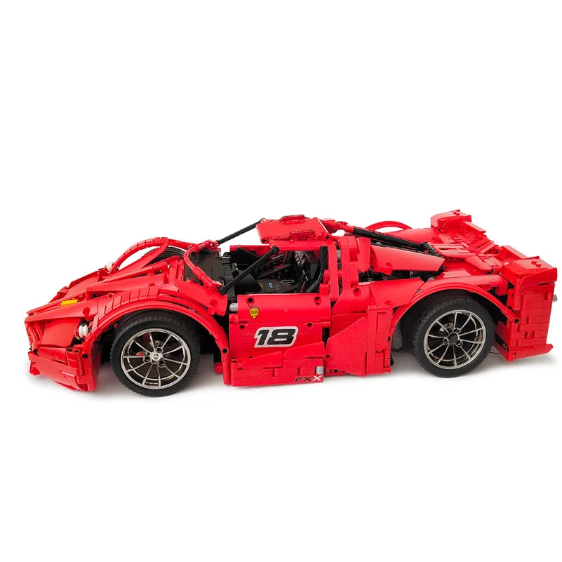 Technic Series MOC Ferrarid Enzo F40 RC автомобиль совместим с Lepined Bricks модель комплект