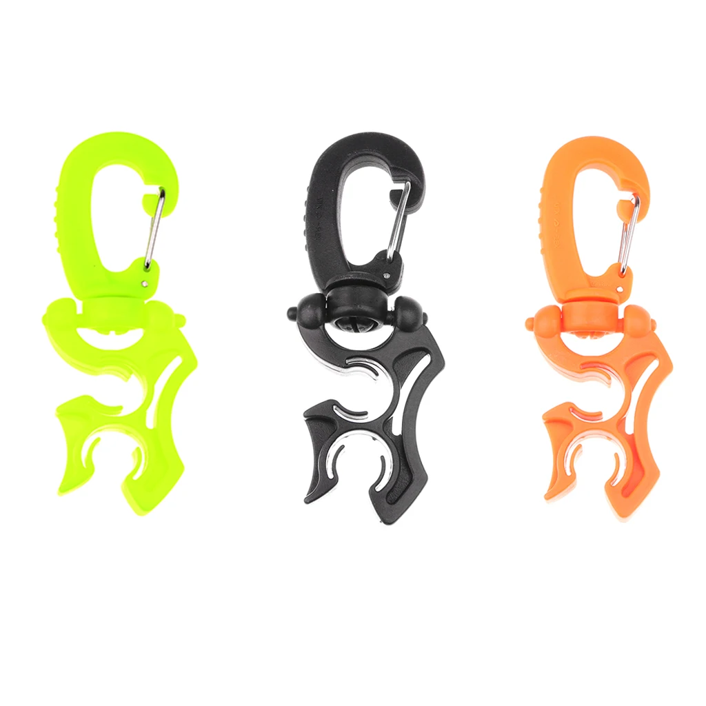 Двойной держатель шланга BCD для подводного плавания с поворотным и складным