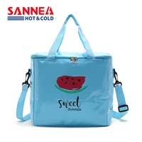 sann 20l cartoon waterproof insulation cooler bag large capacity pu thicken cooler portable outdoor picnic ice pack thermal
