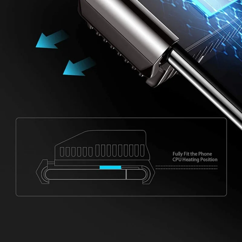 Мобильный телефон охлаждающий вентилятор для игр радиатор аудиоразъем Aux iPhone 11 Pro