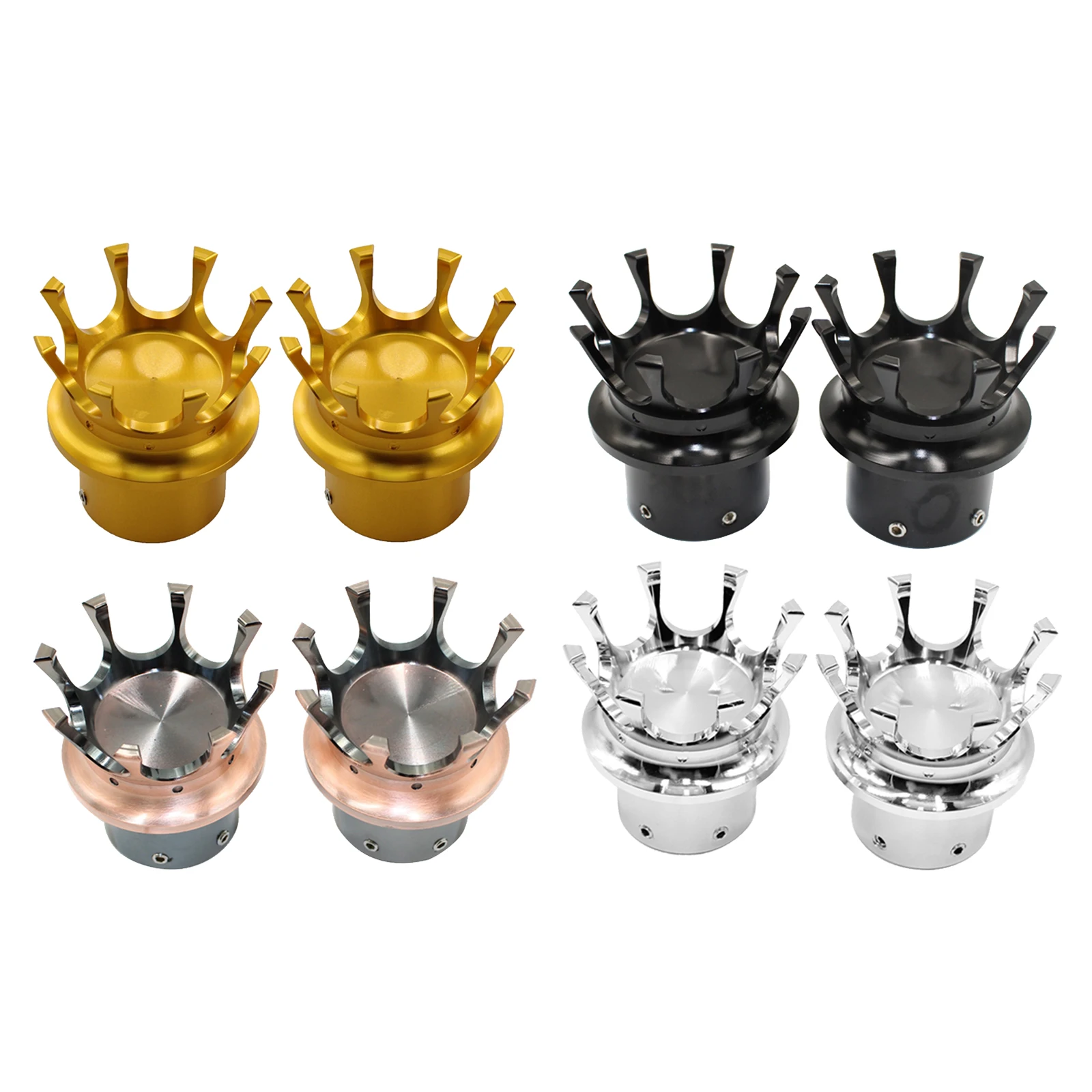 

Universal Crown Front Axle Nut Cover For Harley XL 883 1200 Glide