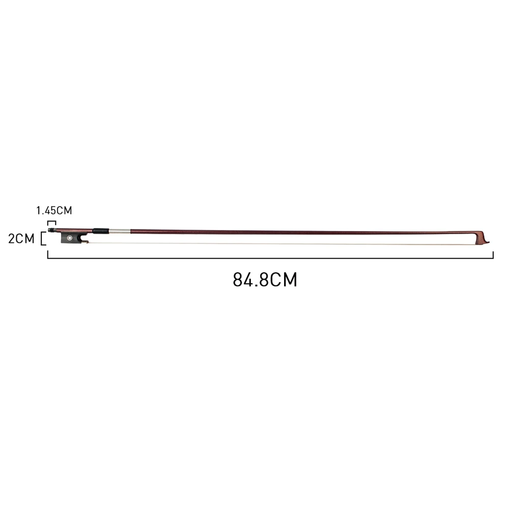 

4/4 Violin Fiddle Bow Carbon Fiber Material Ebony Frog accessories