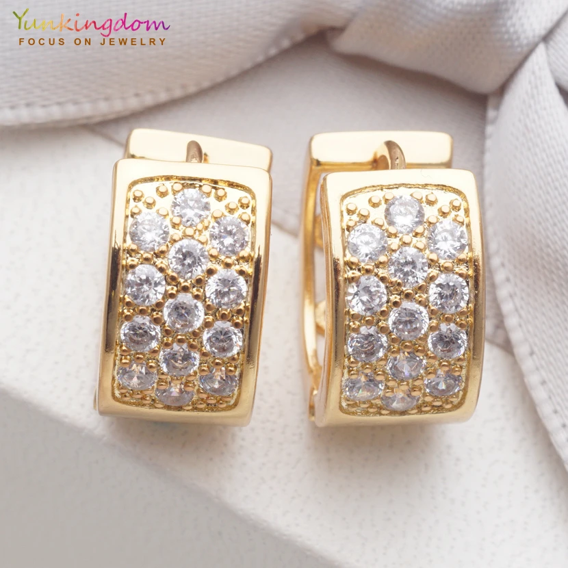 Модные ювелирные изделия Круглые Хрустальные Серьги полностью проложить