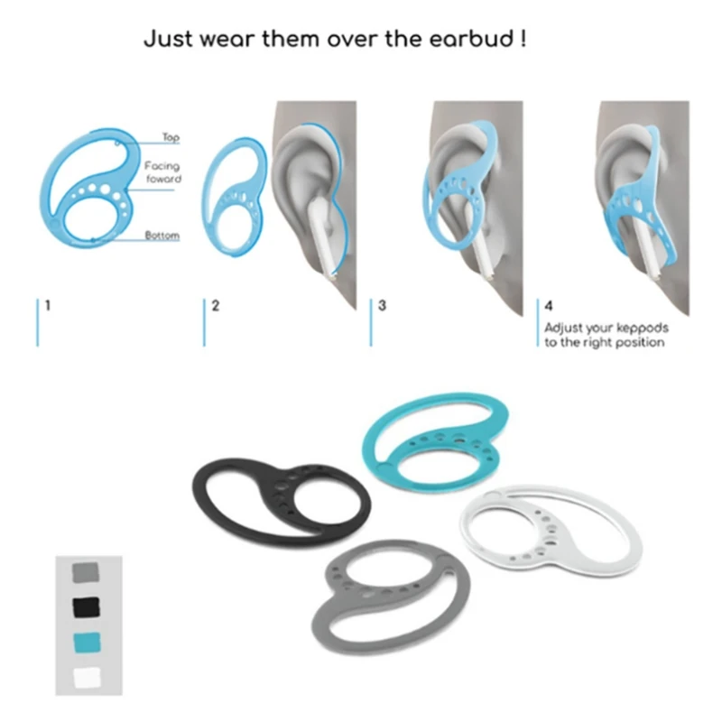 

Headphone Anti-drop Clip Protective Cover Keepods Keeps Earbuds Secure