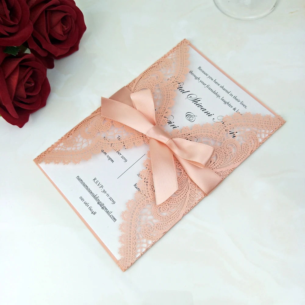 Элегантные свадебные приглашения для вечеринки приглашение в стиле Quinceanera с