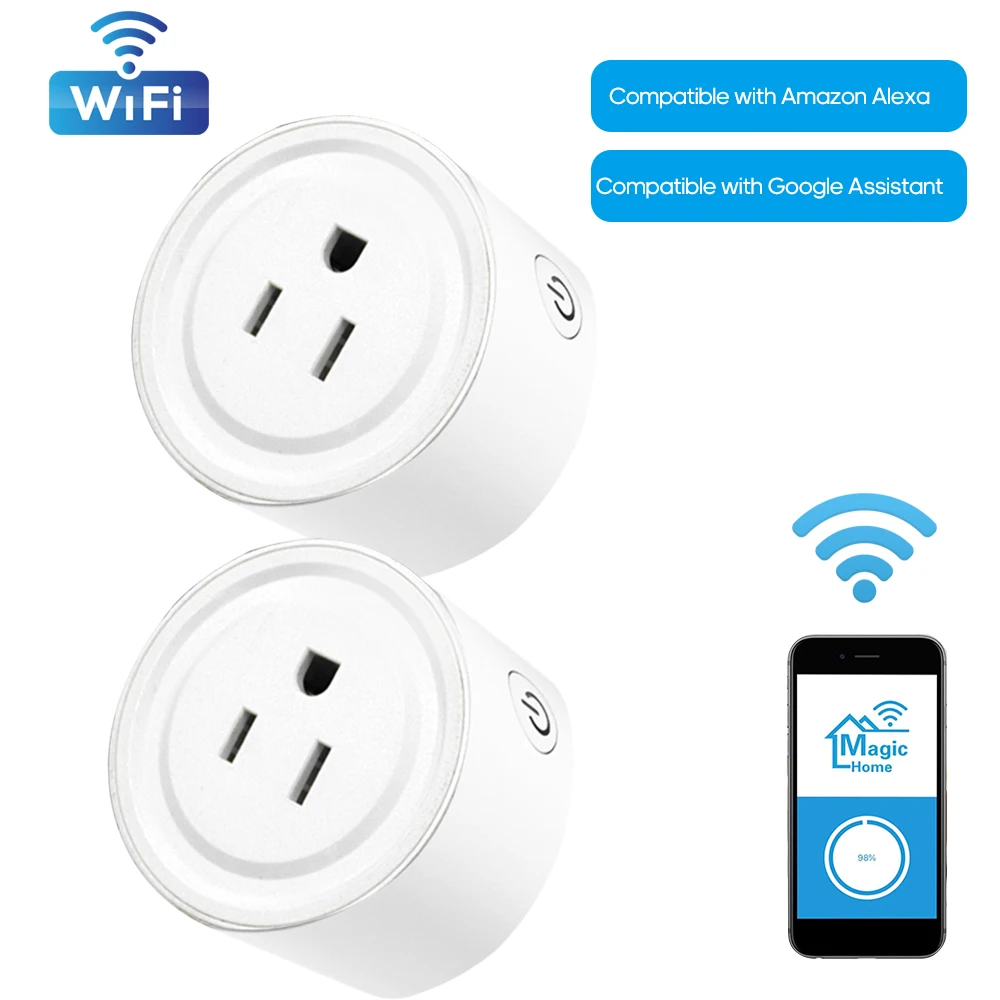 1/2 шт умная розетка мини WIFI Пульт дистанционного управления Переключатель