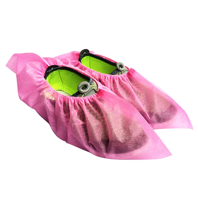 

Disposable Thick Non-Woven Shoe Cover Dustproof Household Boot Covers Non-Slip Reusable Overshoes for Home, Factory Protective