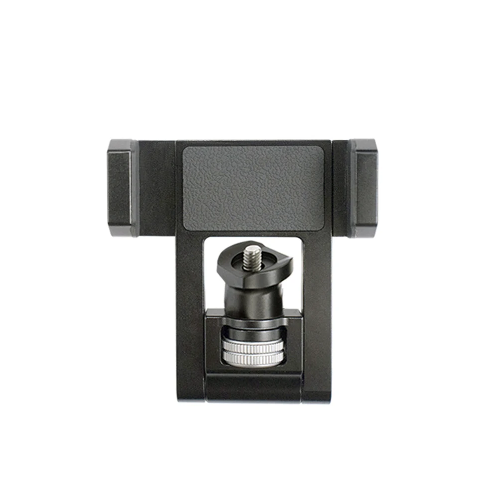 Smartphone Clip Clamp Bracket 1/4 Inch Screw with Cold Shoe Mount Gimbal Stabilizer Phone Holder for Feiyu G6/G6 Plus | Электроника