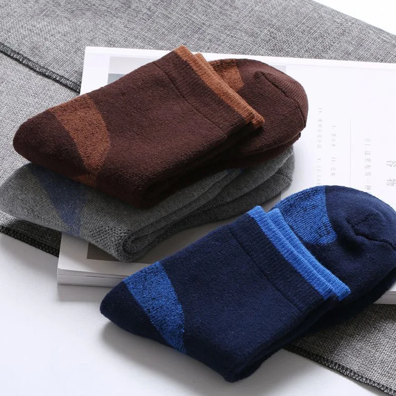 Подростковые носки бесплатная доставка Зимние новые модные теплые плотные