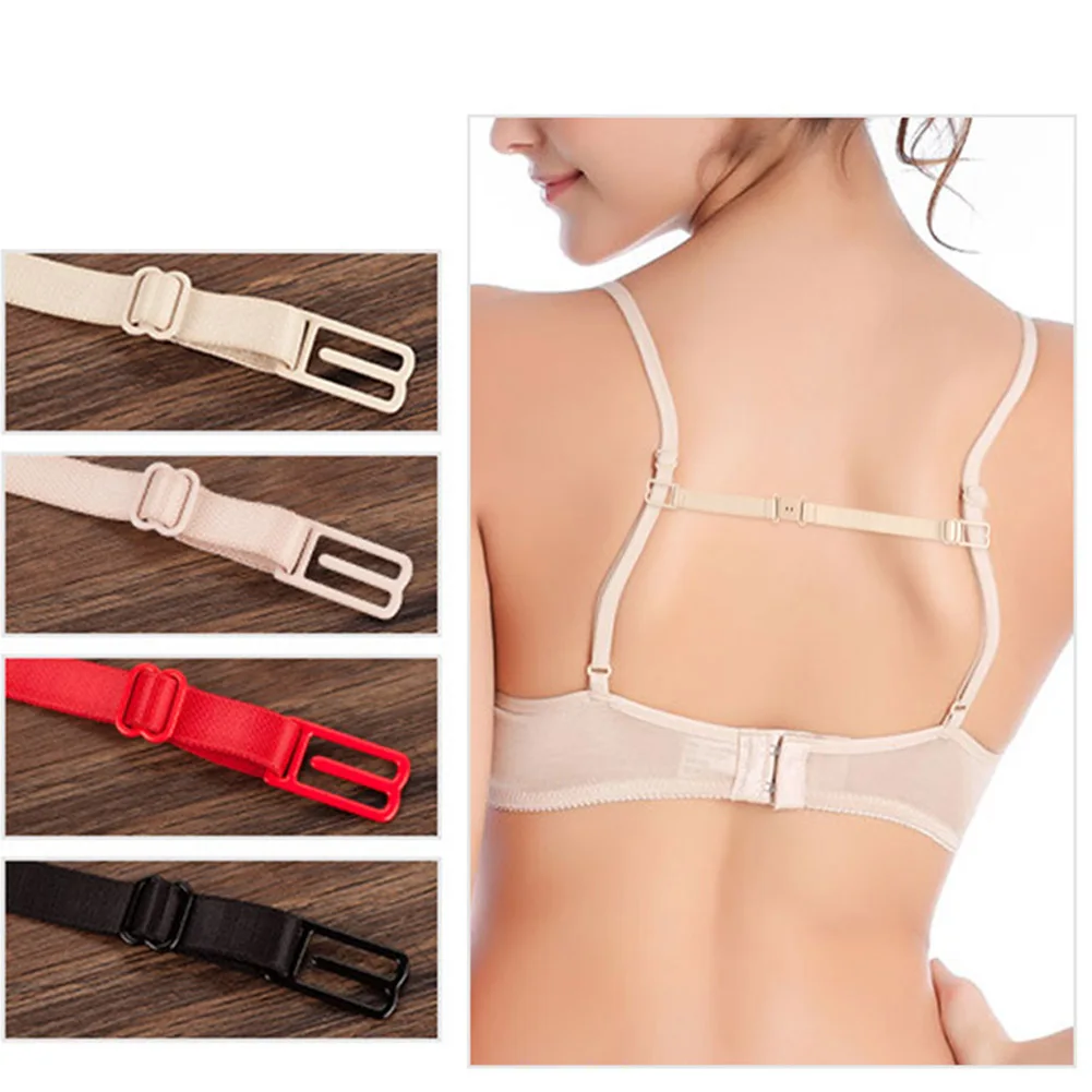 

Women Anti Slip Bra Straps Adjustable Holder Belt with Buckle High Elasticity H9