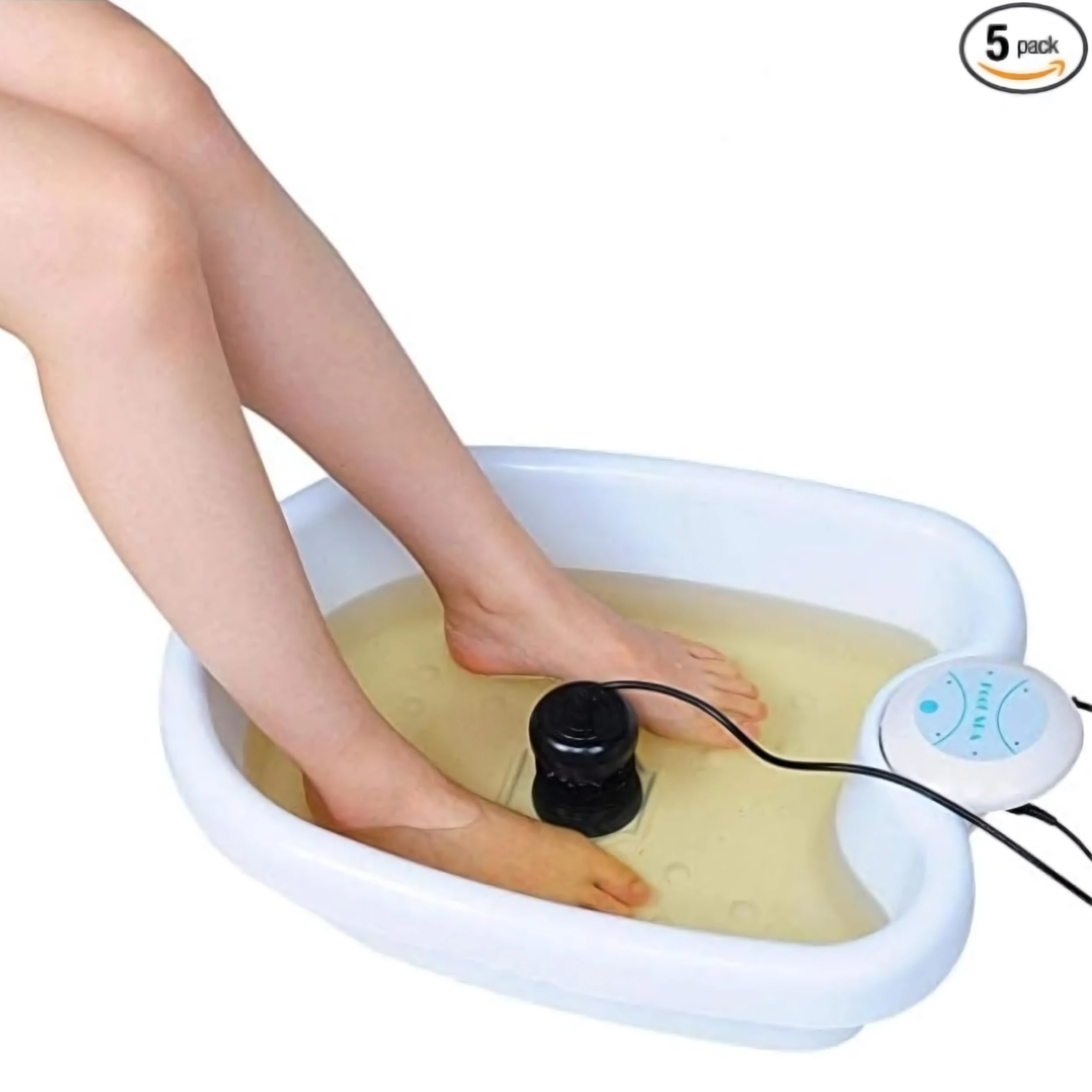 

Pedicure Spa Electric Ionic Detox Foot Bath Basin White Improve Sleep Quality Boost Immune System[US-Stock]