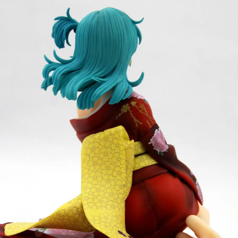 1/6 масштаб Dragon Ball Z блеск гламуры Android 18 красное кимоно на коленях ver Смола GK модель фигурка коллекция аниме фигурки