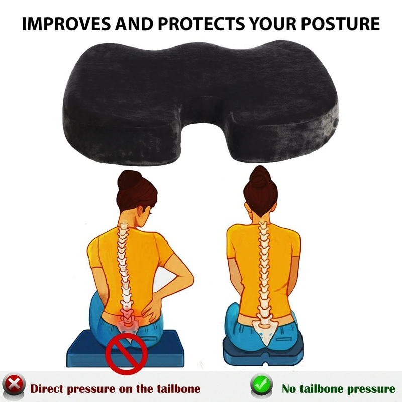 Ортопедическая подушка сиденье пены памяти стул офисная Подушка Coccyx|Подушка| |