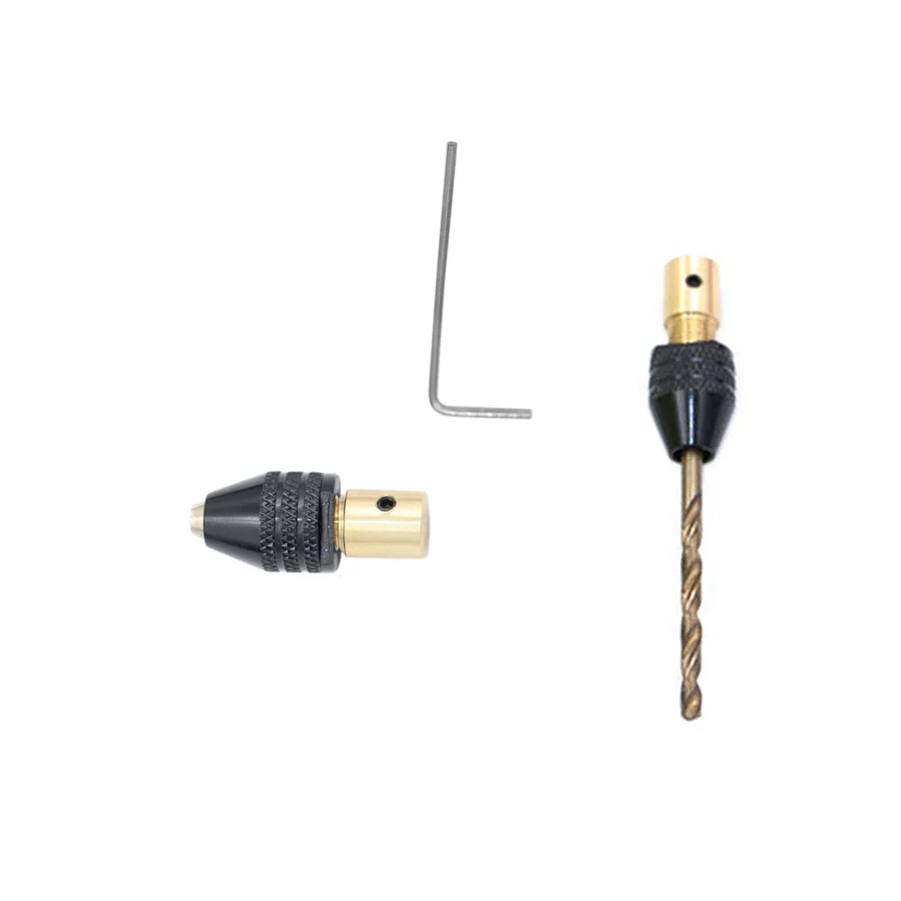 

Mini Drill Bit Self-Tightening Drill Chuck Clamp Small Electric Grinder Woodworking Drill Clamp Tool Accessories