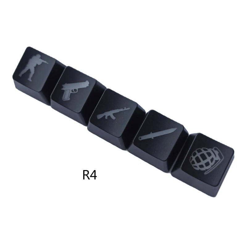 5 шт. OEM R4 профиль ABS клавиатура с подсветкой колпачок игровые колпачки для клавиш