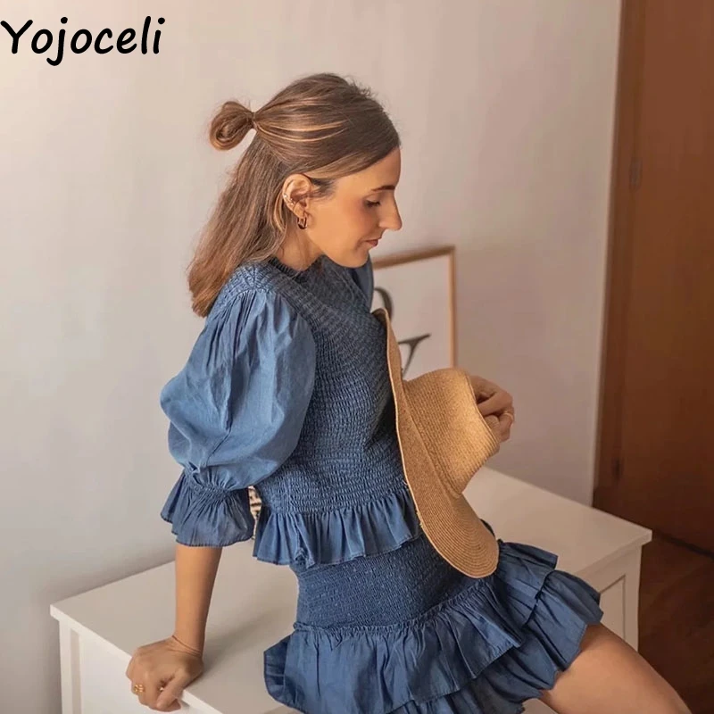 Yojoceli сексуальное элегантное облегающее платье с цветочным принтом женское