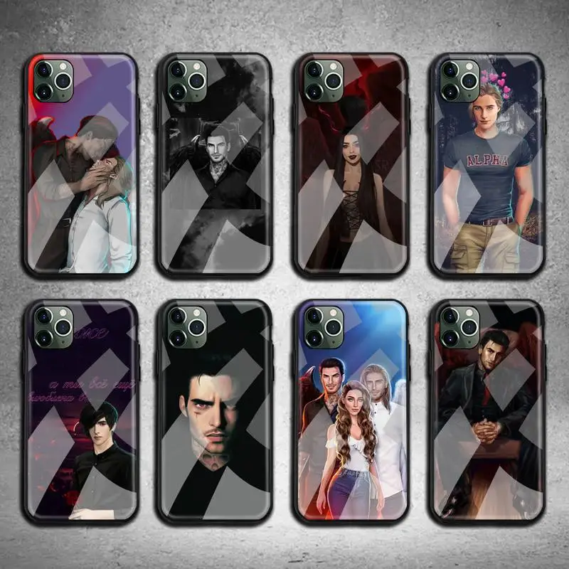 

Romance Club Phone Case Tempered Glass For iPhone 11 Pro XR XS MAX 8 X 7 6S 6 Plus SE 2020 case