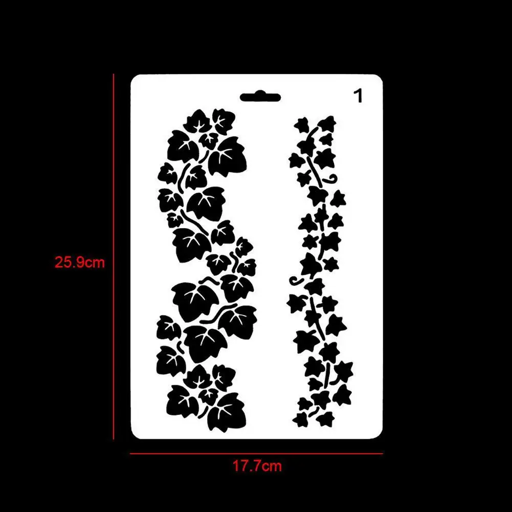 

1Pcs Flower Leaves Butterfly DIY Layering Stencils Template Wall Painting Coloring Embossing Scrapbooking Card Decorative A M3J2