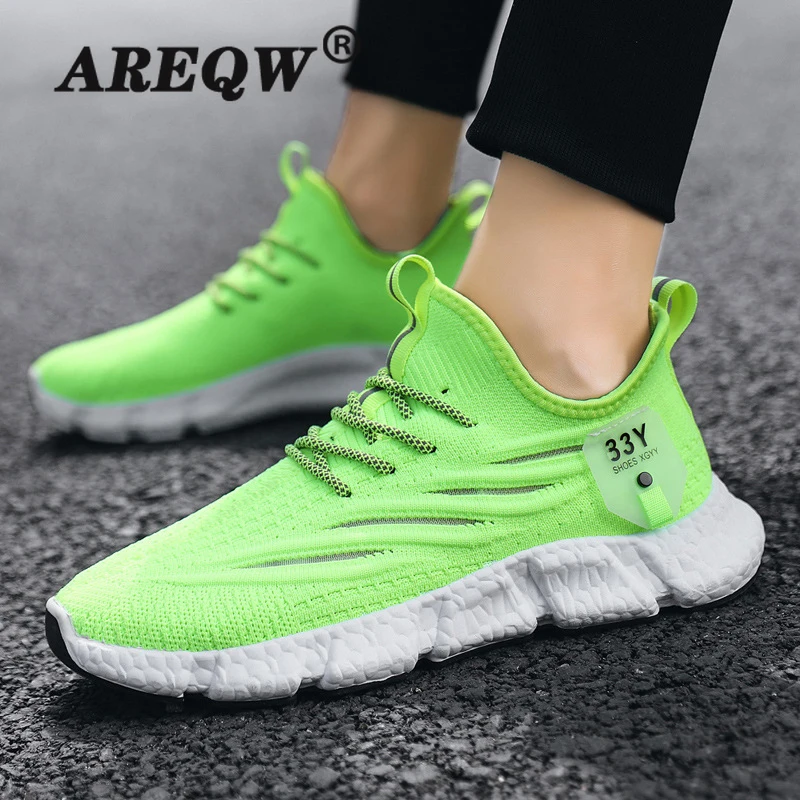 

2021 Spring New Men's Shoes Breathable Fly Woven Fabric Men's Sports and Leisure Fashion Trend Men's Shoes