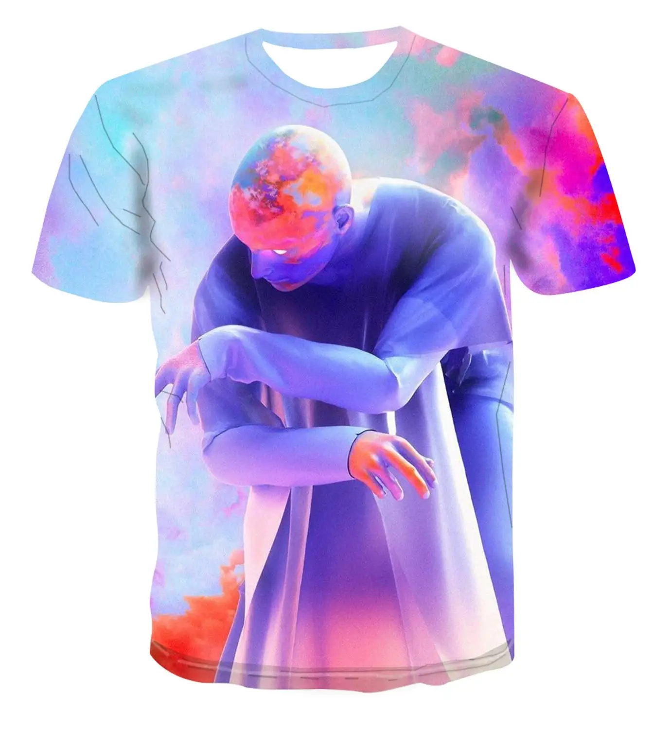 

Мужская футболка с коротким рукавом, с 3D-принтом