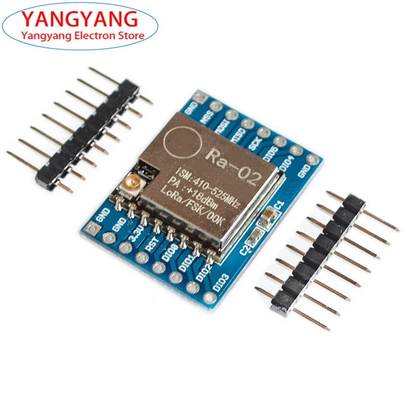 

1pcs New SX1278 LoRa Module 433M 10KM Ra-02 Wireless Spread Spectrum Transmission Socket For Smart Home Board 433MHz IPX Antenna
