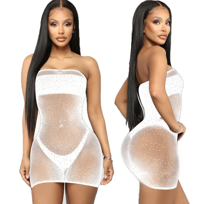 

Sexy Christmas sexy lingerie bodysuit hot erotic underwear open stretch wrap boobs hot drill point drill