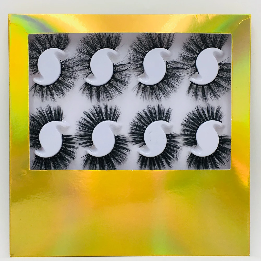 

NEW 12 pairs 8D Mink Lashes Natural False Eyelashes Dramatic Volume Fake Lashes Makeup Eyelash Extension Silk Eyelashes