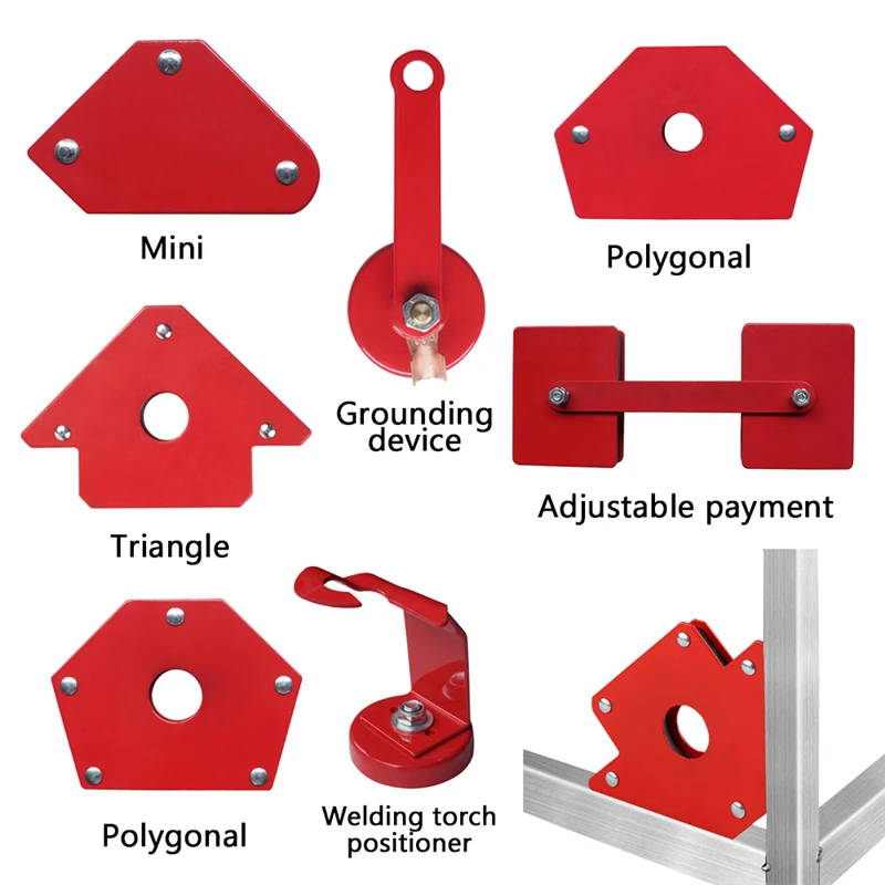 

Magnetic Welding Corner Holder Positioner Soldering Locator for Welding Angles Magnetic Welding Magnet Holder
