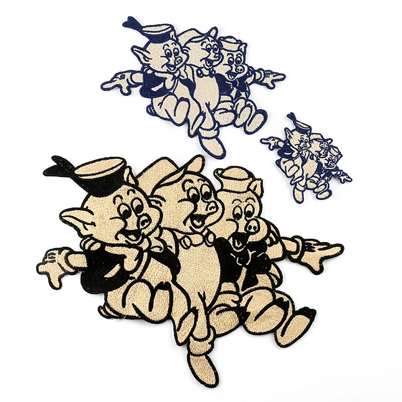 Значок со Свинкой гладить на патчи для одежды Бесплатная доставка теплообмена в