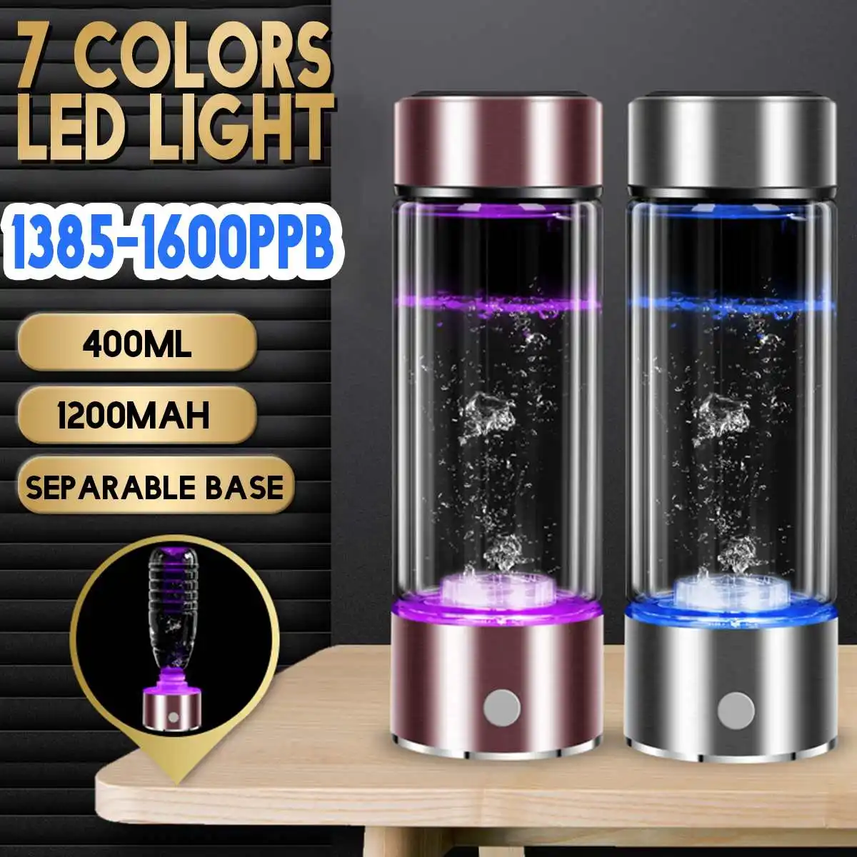 SPE/PEM богатый водород ~ генератор воды с чашкой энергия богатая водородом Щелочная