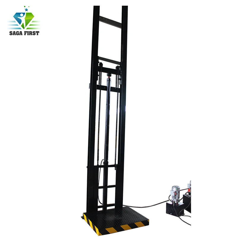 2000kg Hydraulic electric construction cargo hoist lift goods elevator