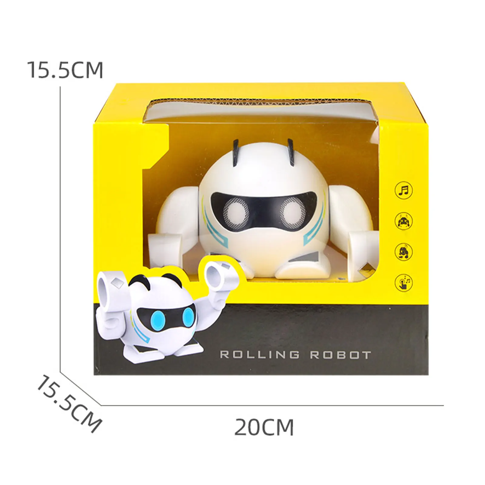 

K24 Smart Robot Toy With Soft Light Music Cute Smart Robots Can Dance Voice For Kids Gift Interactive Robots Toys Dropshipping