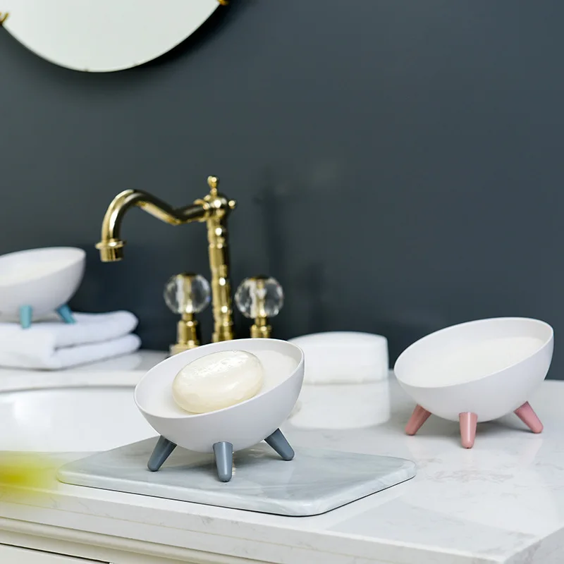 

New household soap box toilet soap storage rack hollow toilet plastic drain rack