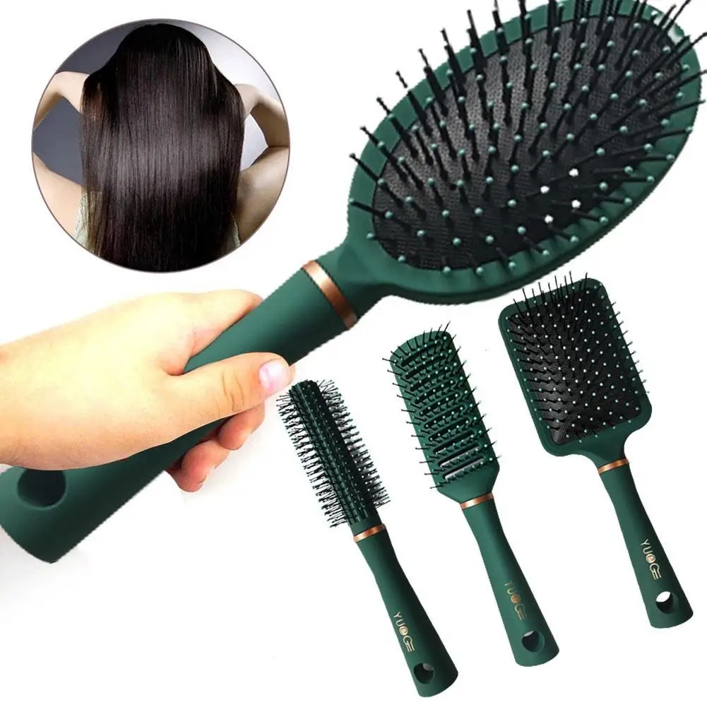 

4 style Massage Comb Hair Brush Anti-static Curly Comb Tools Women Anti Nylon Styling Comb Salon Air Beauty Scalp Bag C1G4