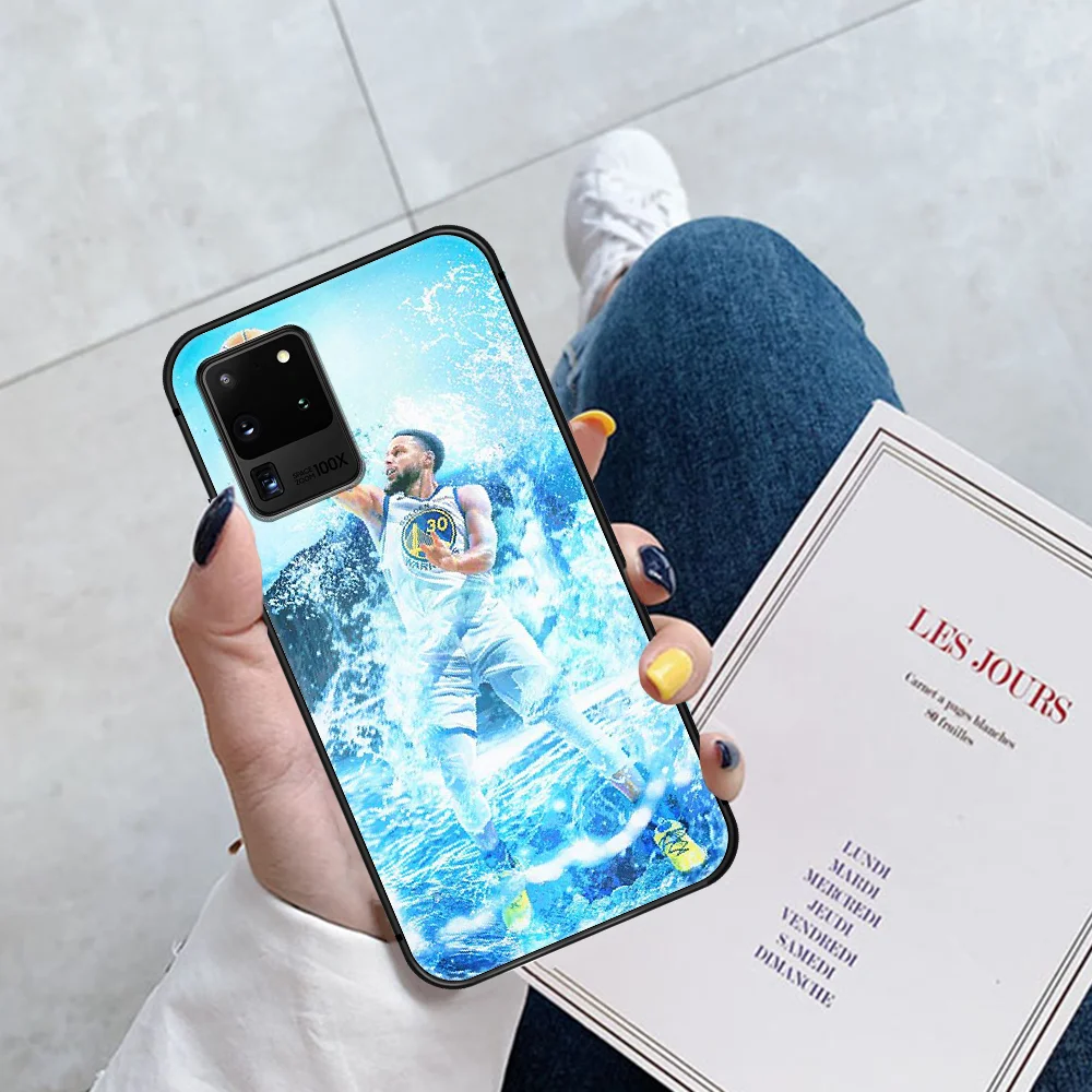 

Stephen Curry 30 Basketball Phone Case Cover Hull For Samsung Galaxy S 6 7 8 9 10 e 20 Edge Uitra Note 8 9 10 Plus black Back