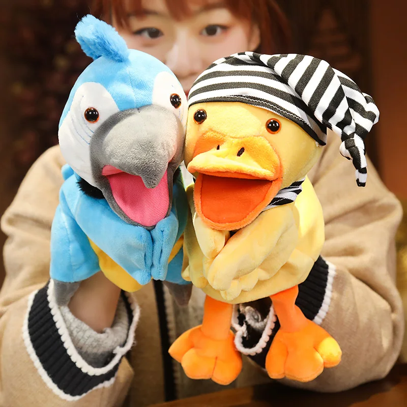 Nooer крокодил марионетка Творческий плюшевый костюм попугая Duck образовательные
