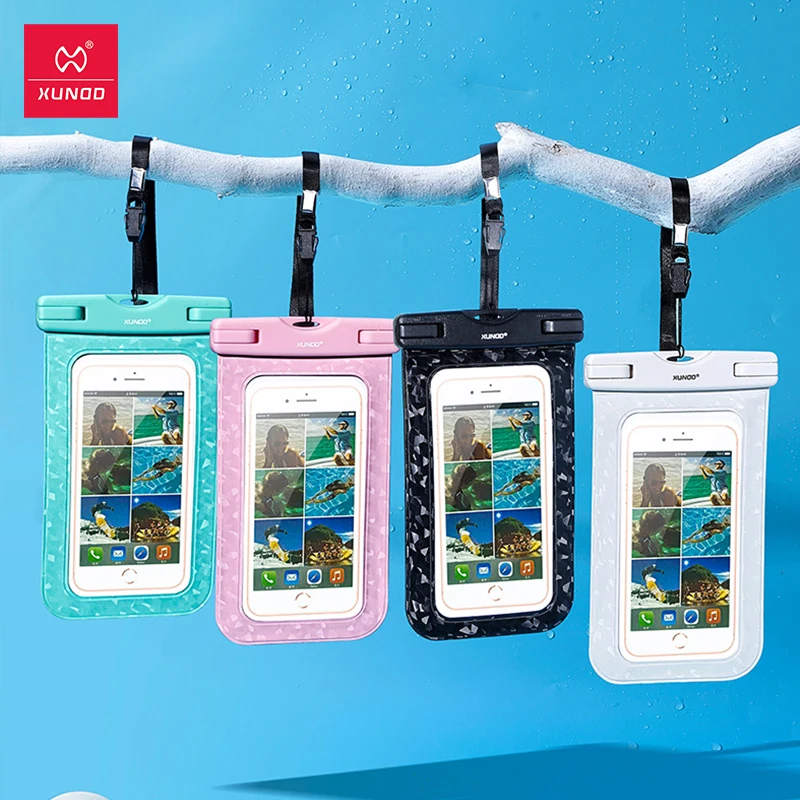 

For iPhone 11 12 XR XS Xiaomi Remi note 10 Pro Poco M3 X3 Pro Waterproof Phone Case,Xundd Waterproof Phone Bag For Swimming