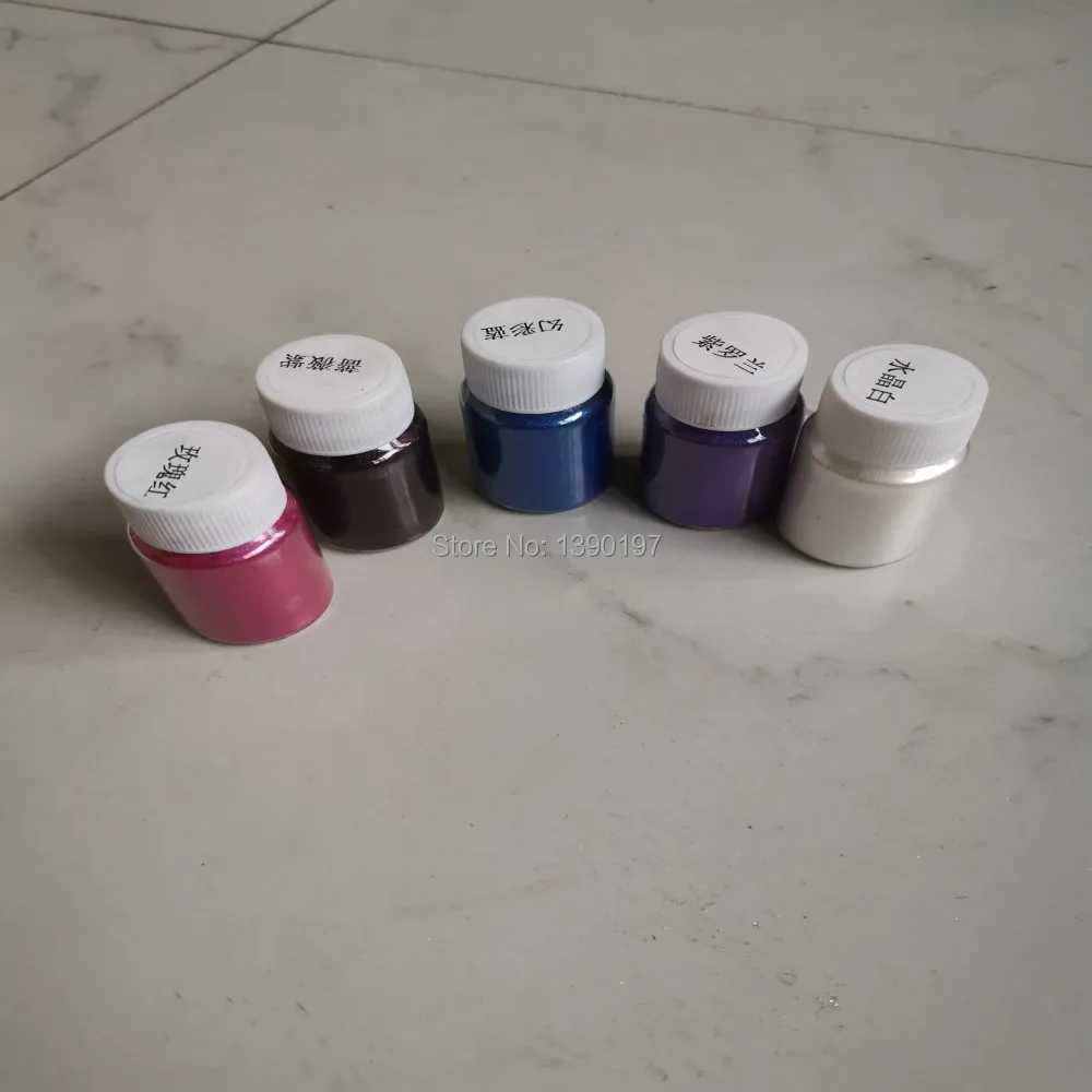 Набор пигментов для порошковой слизи Mica набор подачи смолы в бутылке с