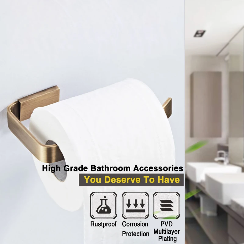 bronze bathroom accessories set brass luxurious wall robe hook creative toilet towel ring bar wc paper roll holder tissue hanger free global shipping