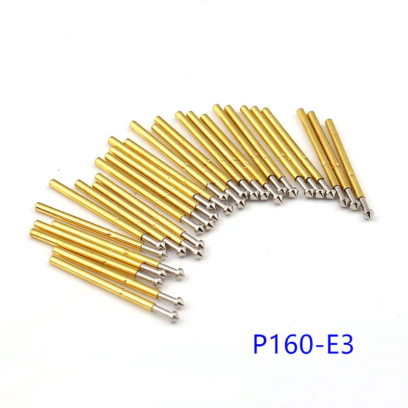 Hot Sales 100PCS/Pack of P160 Series Brass Spring Test Probe with Nickel Plated Needle Diameter Electronic | Инструменты