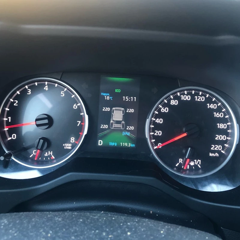 Автомобильный цифровой ЖК-дисплей TPMS для Toyota Rav4 2019 2020 Xa50 |