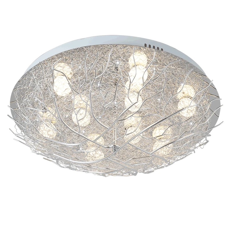 

led ceiling lamp minimalist living room children's room lighting nordic creative bird's nest modern bedroom ceiling light