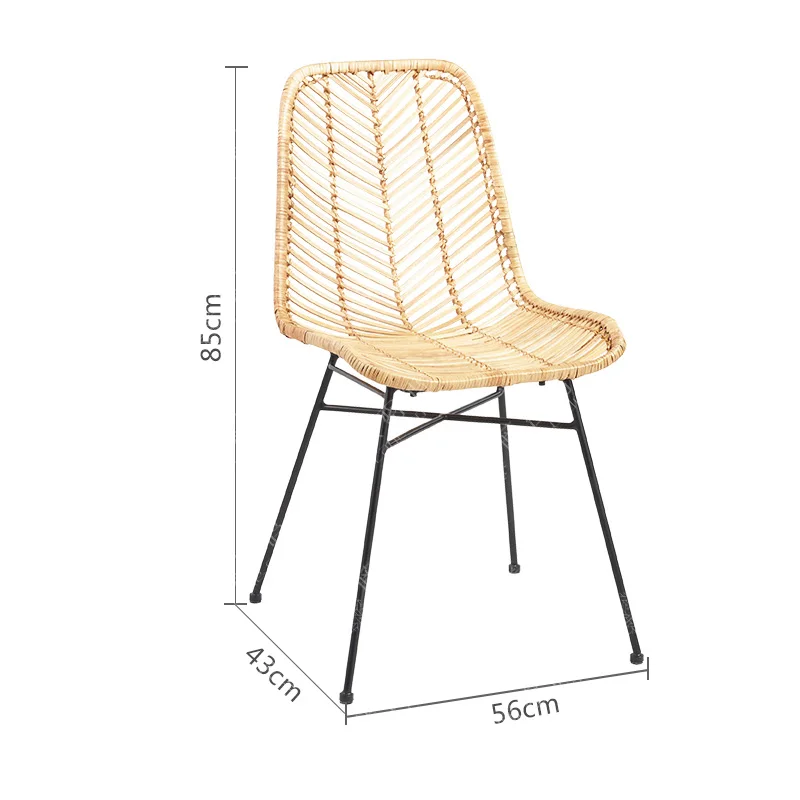 Стулья для гостиной современный минималистичный стиль ручной плетеный стул