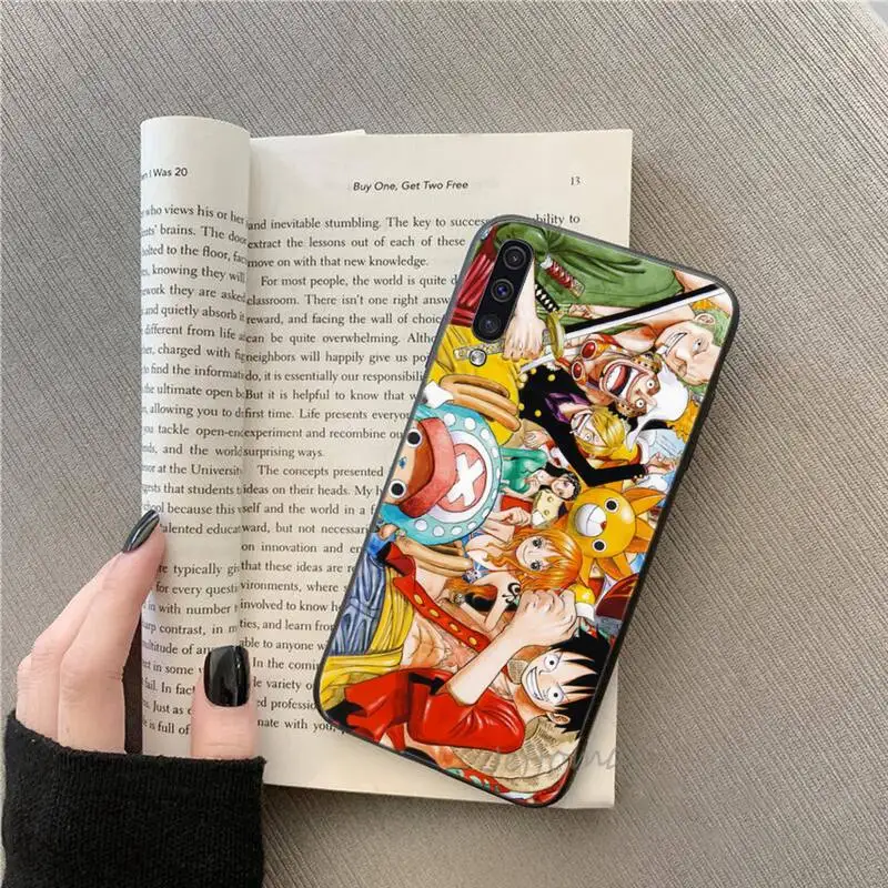 

One Piece fire Luffy Phone Case For Samsung galaxy S note 7 8 9 10 20 fe edge A 6 10 20 30 50 51 70 lite plus Soft Silicone